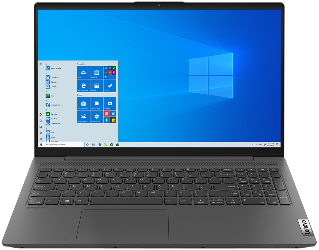 Ноутбук Lenovo IdeaPad 5 15ALC05 Ryzen 5 5500U/16Gb/SSD512Gb/AMD Radeon/15.6"/IPS/FHD (1920x1080)/Windows 10/grey/WiFi/BT/Cam 82LN007PRU 82LN007PRU