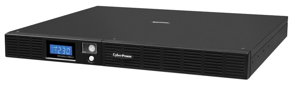 Источник бесперебойного питания CyberPower Line-Interactive, 1500VA/900W, 4+2 IEC-320 С13, USB&Serial, RJ11/RJ45, SNMPslot, LCD дисплей, Black OR1500ELCDRM1U OR1500ELCDRM1U