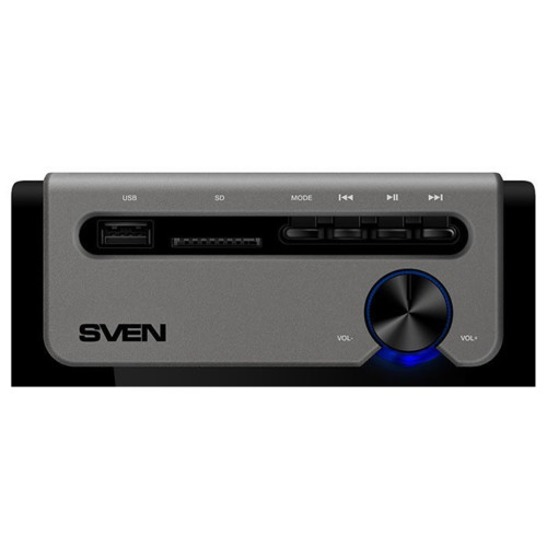 Колонки Sven MS-110, черный, 2.1, мощность (RMS): 5Вт+2x2.5Вт, USB/SD SV-014056 SV-014056