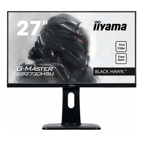 Монитор IIYAMA 27" G-MASTER 1920x1080@75Гц TN LED 16:9 1ms HDMI DP 2*USB2.0 80M:1 1000:1 170/160 300cd HAS Pivot Tilt Swivel Speakers Black GB2730HSU-B1 GB2730HSU-B1