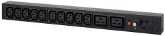 Блок распределения питания CyberPower 1U type, 16Amp, plug IEC 320 C20, (12) IEC 320 C13 PDU20BHVIEC12R PDU20BHVIEC12R