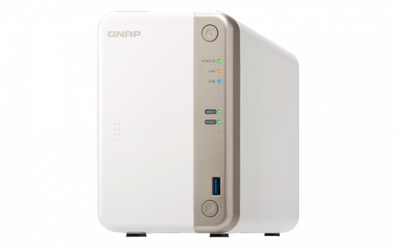 Система хранения данных QNAP настольное исполнение 2BAY 2GB TS-251B-2G TS-251B-2G