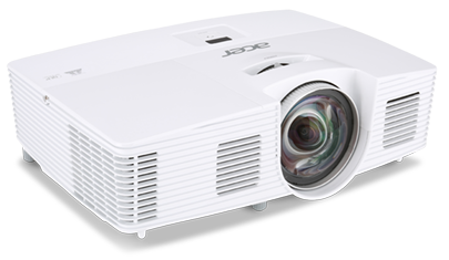 Проектор Acer S1383WHne DLP projector, Short-Throw Lens, 1280*800, DLP 3D, 13000:1, 3200 ANSI Lumens, 2.8kg, HDMI, Lan MR.JK211.001 MR.JK211.001