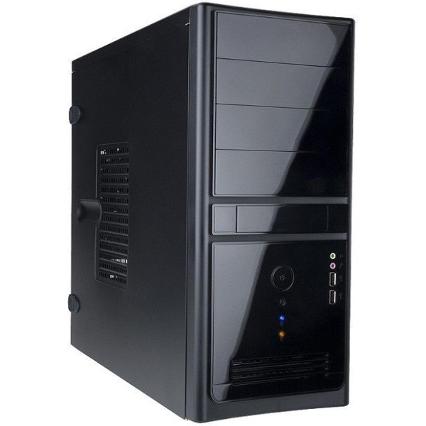 Корпус INWIN Midi Tower EC-021BL (w/o PSU Black U2*2+A(HD) ATX ) 6101058 6101058