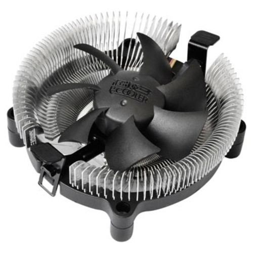 Вентилятор PCCooler S775/115X/AM2/2+/AM3/3+/AM4/FM1/FM2/754/939/940 (TDP 65W, вент-р 80мм, 2200RPM, 22dBa) Retail Color Box E80 E80