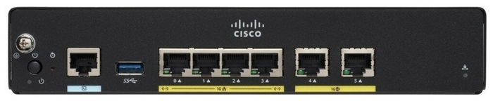 Маршрутизатор Cisco VDSL2/ADSL2+ over POTs and 1GE/SFP Sec C927-4P C927-4P