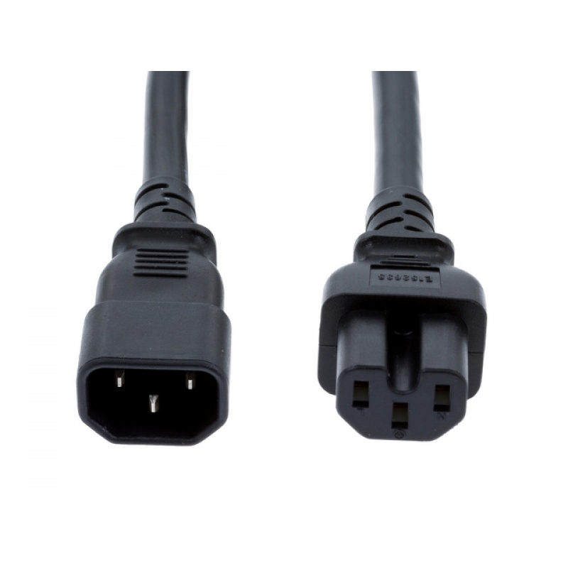 Кабель Cisco Cabinet Jumper Power Cord, 250 VAC 13A, C14-C15 Connector CAB-C15-CBN CAB-C15-CBN