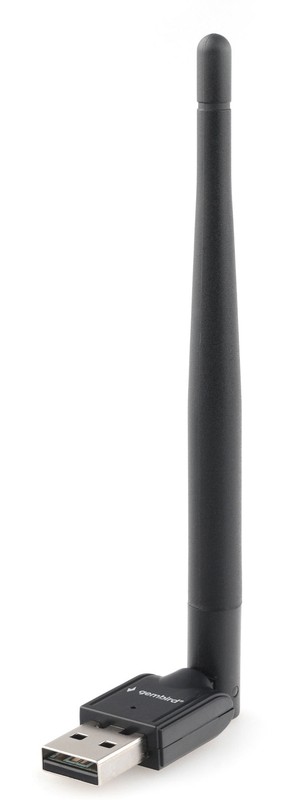 Адаптер Wi-Fi Gembird  150 Мбит, USB, 802.11b/g/n WNP-UA-010 WNP-UA-010