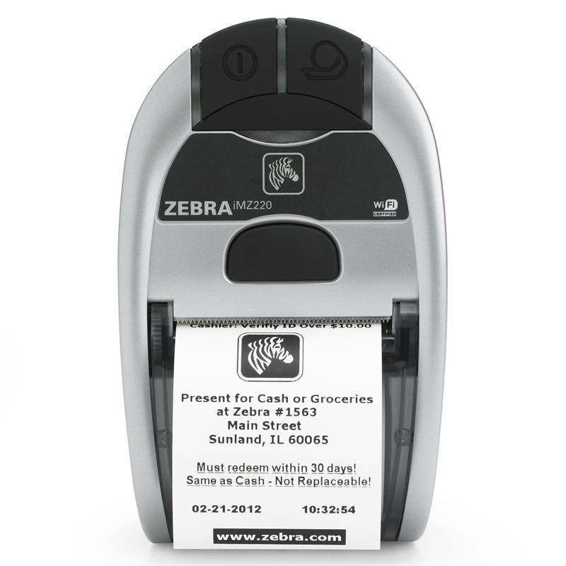 Принтер этикеток мобильного класса Zebra iMZ220 2'', WiFi,USB M2I-0UN0E020-00 M2I-0UN0E020-00