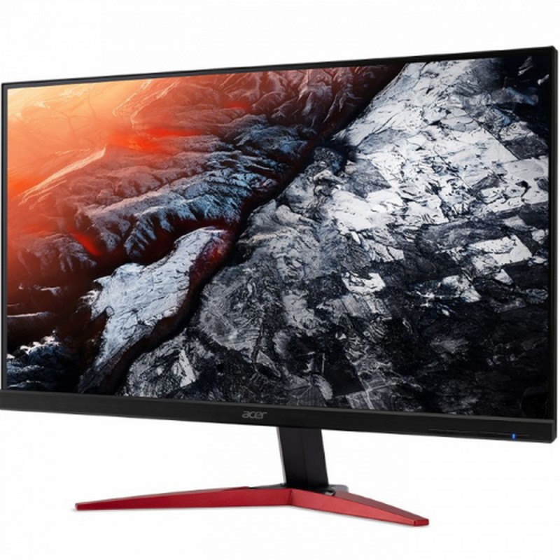 Монитор Acer 27" KG271Pbmidpx (16:9)/TN+Film(LED)/ZF/1920x1080/144Hz (165Hz Overclock)/1ms (G2G)ms/400nits/1000:1/DVI (Dual Link)+HDMI+DP(1.2)+Audio in/out/2Wx2/DP/HDMI FreeSync/Black with red stripes on foot UM.HX1EE.P01 UM.HX1EE.P01