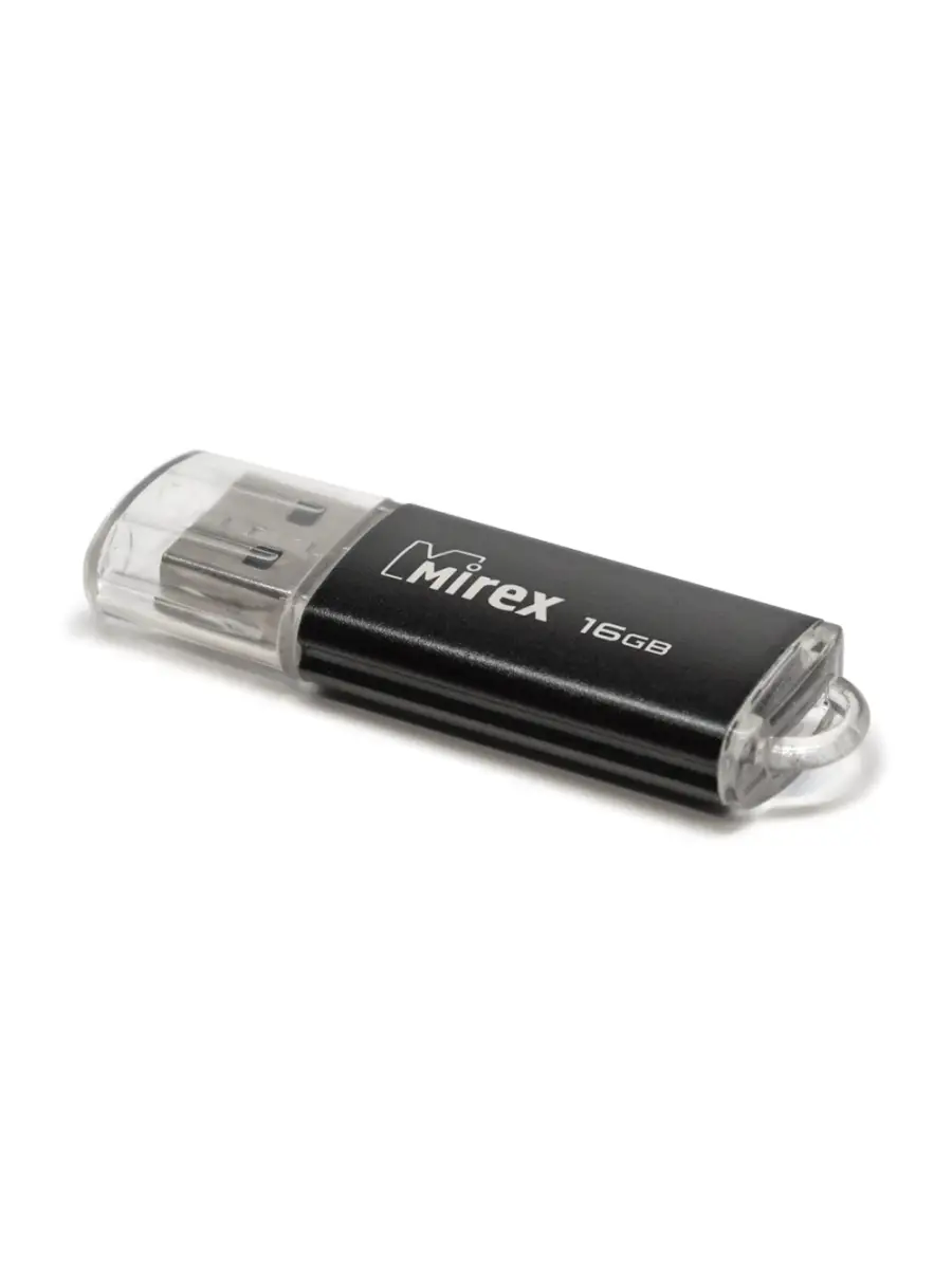 Флеш накопитель Mirex 13600-FMUUND16 16GB,Unit,USB 2.0,черный 13600-FMUUND16 13600-FMUUND16