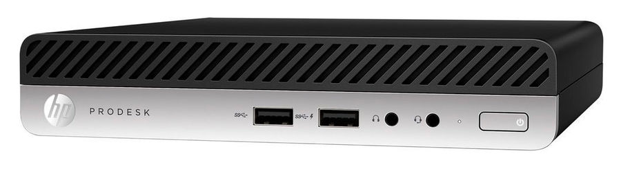 Компьютер HP ProDesk 405 G4 Mini Ath Pro 200E (3.2)/8Gb/SSD256Gb/Vega 3/Free DOS/GbitEth/65W/клавиатура/мышь/черный  7PH01EA 7PH01EA