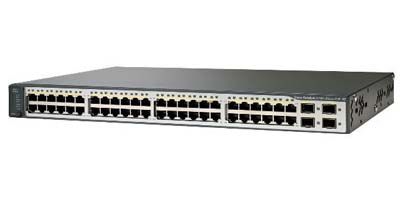 Коммутатор Cisco 48 10/100 PoE + 4 SFP Standard Image WS-C3750V2-48PS-S WS-C3750V2-48PS-S