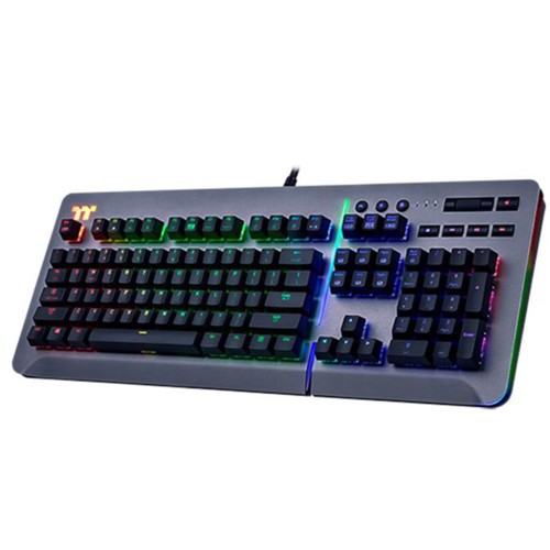 Клавиатура Thermaltake Level 20 RGB /Speed Silver/Space Gray/RGB/Russian/0/1 RTL KB-LVT-SSSRRU-01 KB-LVT-SSSRRU-01