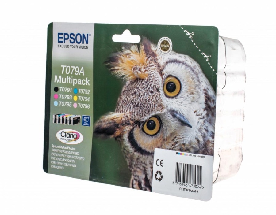 Комплект Epson T0791/0792/0793/0794/0795/0796 (C13T079A4A10) C13T079A4A10 #1