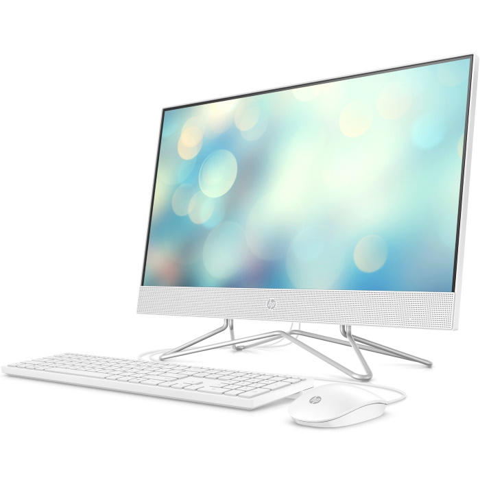Моноблок HP 24-df0019ur NT 23.8" FHD(1920x1080) AMD Ryzen3 3250U, 4GB DDR4 2400 (1x4GB), SSD 128Gb, AMD Integrated Graphics, noDVD, kbd&mouse wired, HD Webcam,Snow White, FreeDos, 1Y Wty 14P90EA 14P90EA