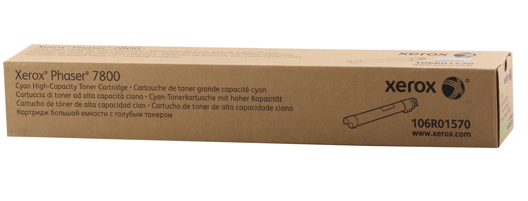 Картридж Xerox лазерный голубой (17200стр.) для Xerox Phaser 7800 106R01570 106R01570 #6