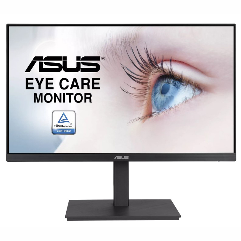 Монитор ASUS 23.8" IPS LED, 1920x1080, 5ms, 300cd/m2, 178°/178°, 100M:1, D-Sub, HDMI, DP, USB-Hub, колонки, 75Hz, GamePlus Tec., HAS, Tilt, Swivel, Pivot, VESA, Black, 90LM056F-B01170 3 years VA24EQSB VA24EQSB #2