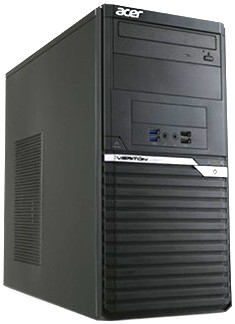 Персональный компьютер Acer Veriton X2640G SFF i3-6100/4GB/500GB/HD Graphics 530/клав+мышь/Win10Pro/черный DT.VPUER.016 DT.VPUER.016