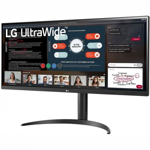 Монитор LG 34" IPS LED , 2560x1080, 5ms, 250cd/m2, 1000:1 (Mega DCR), 178°/178°, 2*HDMI, HDR10, 75Hz, AMD FreeSync, HAS, VESA, Black 1 year 34WP550-B 34WP550-B #4