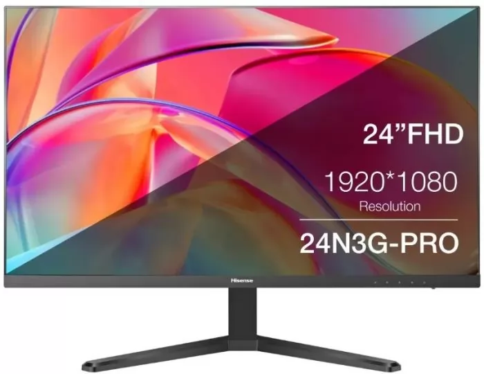 Монитор Hisense 24N3G-PRO 23.8" черный IPS LED 16:9 HDMI 250cd 178гр/178гр 1920x1080 100Hz VGA FHD 3.1кг 2016576 2016576