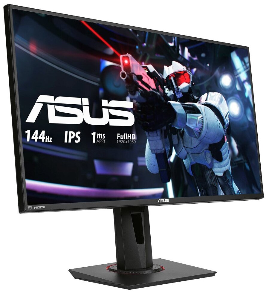 Монитор ASUS 27" VG279Q IPS , Full HD (1920х1080), до 144 Гц, 1 мс (MPRT), 400 cd/?, 178°(H)/178°(V), HDMI, DVI-D, DP, Speakers 2W x 2 Stereo RMS, HAS 90LM04G0-B01370 90LM04G0-B01370