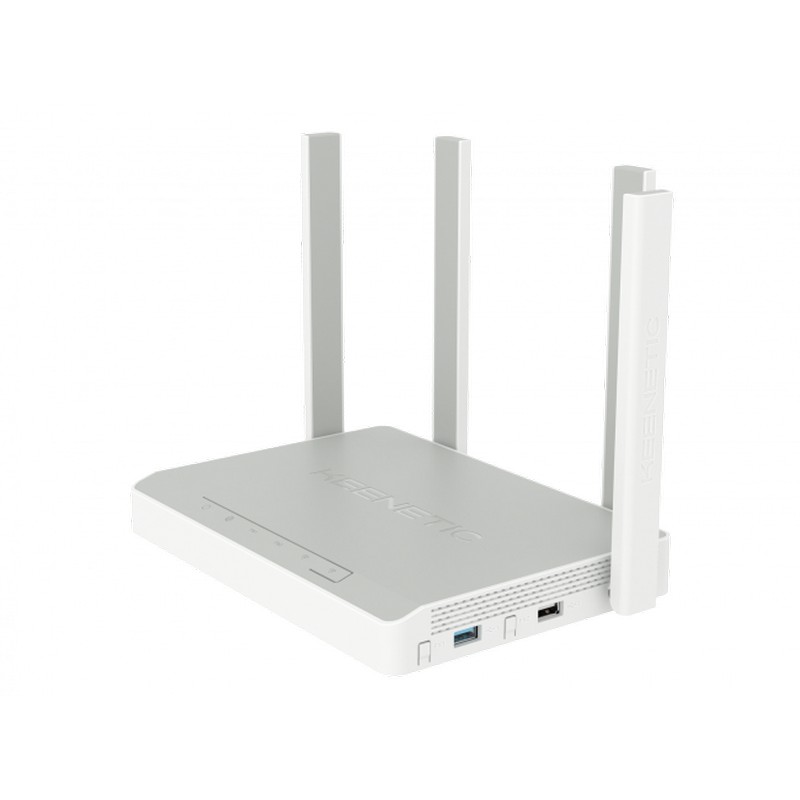 Гигабитный интернет-центр Keenetic Giga SE с двухдиапазонным Mesh Wi-Fi AC1300, двухъядерным процессором, 5-портовSmart, DSL, USB 3.0 и 2.0 KN-2410 KN-2410