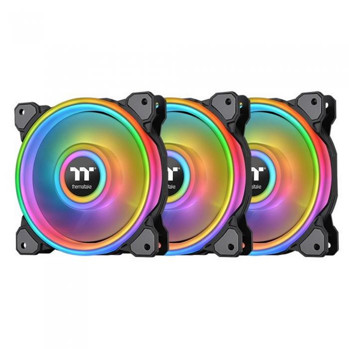 Вентилятор Thermaltake Riing Quad 14 RGB Radiator Fan TT Premium Edition 3Pack CL-F089-PL14SW-A CL-F089-PL14SW-A