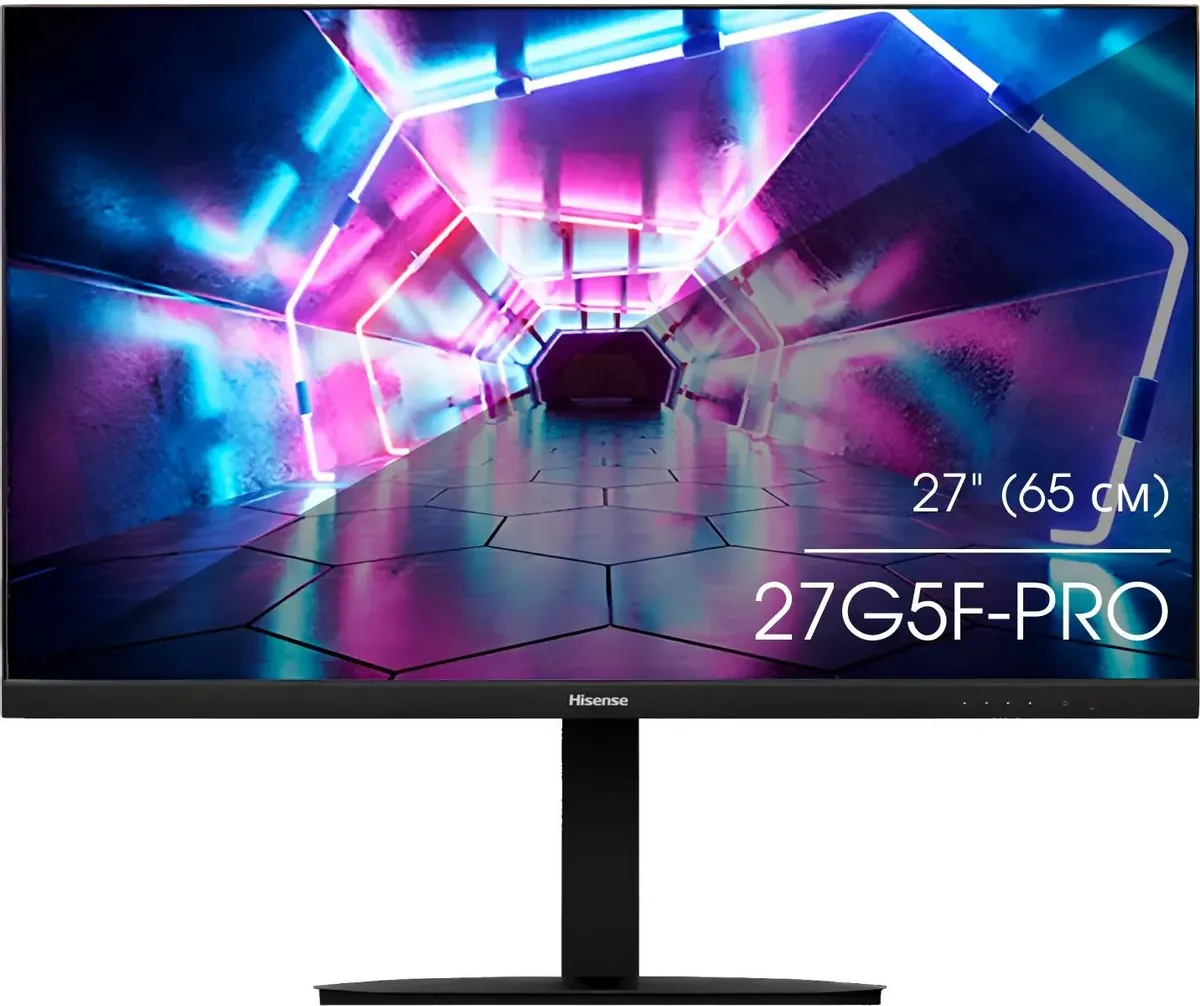 Монитор Hisense  27" черный IPS LED 1ms 16:9 HDMI M/M 250cd 178гр/178гр 1920x1080 165Hz FreeSync Premium DP FHD 27G5F-PRO 27G5F-PRO