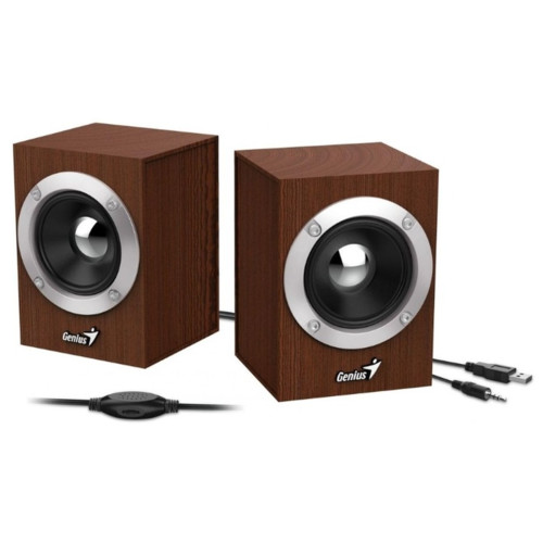 Колонки Genius  SP-HF280,WOOD,USB 31730028400 31730028400 #1