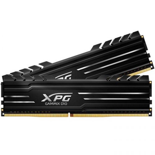 Модуль памяти ADATA 16GB DDR4 3600 DIMM XPG GAMMIX D10 Black Gaming Memory Non-ECC, CL18, 1.35V, 1024x8, Kit (2x8GB), RTL (774558) AX4U360038G18A-DB10 AX4U360038G18A-DB10