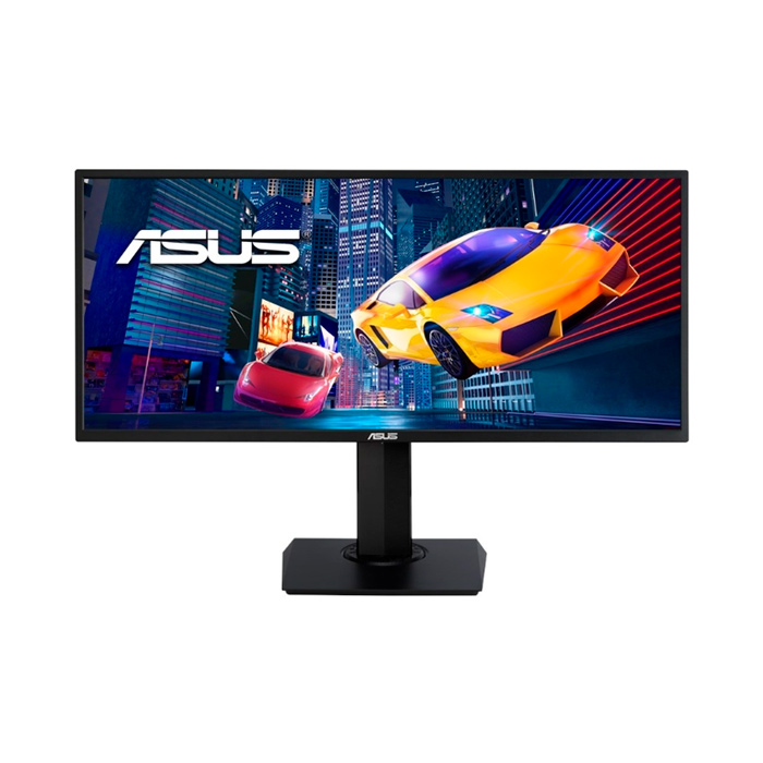 Монитор ASUS 34" VP348QGL VA LED 4K, ProGaming, 3440x1440, 4ms, 350cd/m2, 178°/178°, 3000:1, HDMI*2, DP, 75Hz, HDR-10, FreeSync, GamePlus Tec., колонк 90LM04QI-B01170 90LM04QI-B01170