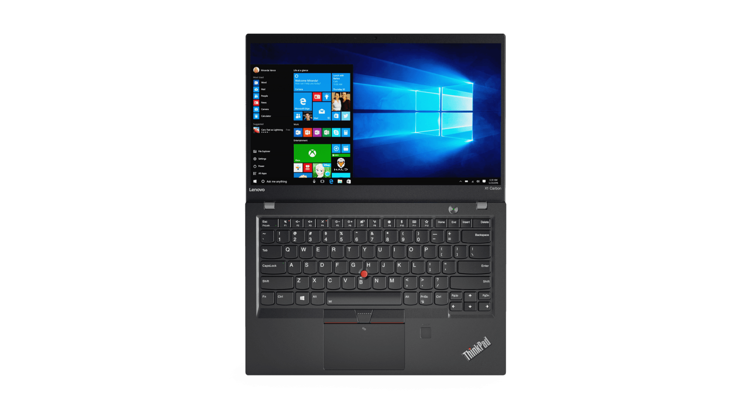 Ноутбук Lenovo ThinkPad X1 Carbon (5th Gen), 14" i5 7200U,  FHD, 8Gb, SSD256Gb, Wi-Fi, Bluetooth, CAM, Win 10 Pro 20HR0021RT 20HR0021RT