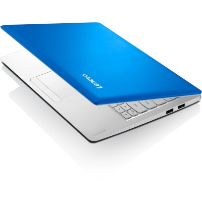 Ноутбук Lenovo IdeaPad 100s-11IBY Atom Z3735F/2Gb/SSD32Gb/Intel HD Graphics/11.6"/HD (1366x768)/Windows 10/blue/WiFi/BT/Cam (80R2003LRK) 80R2003LRK