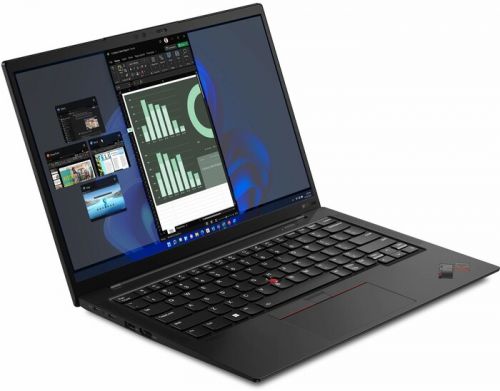 Ноутбук Lenovo ThinkPad X1 Carbon G10 14" WUXGA IPS (1920x1200) Intel Core i7-1260P, 16GB LPDDR5, 512GB_SSD,4-Cell 57Wh, W10_Pro-ENG (ОС:ENG; Keyb:ENG, Powercord US) 21CB000BUS 21CB000BUS