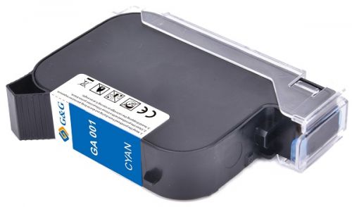Картридж G&G струйный пигментный голубой для принтеров GG-HH1001B, GG-HH1001A, 42 ml GA-001C GA-001C