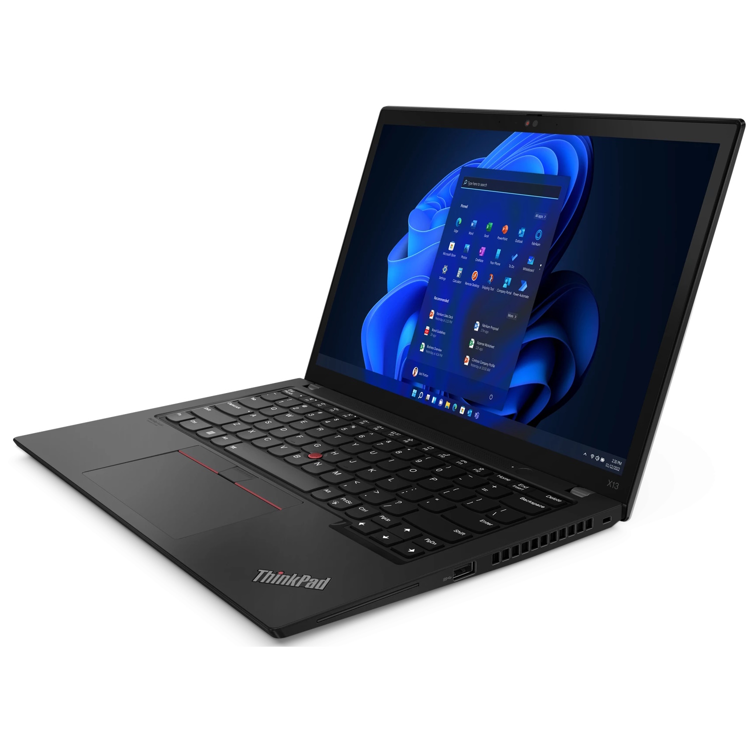 Ноутбук Lenovo X13 G3 13.3" WUXGA (1920x1200) TOUCHSCREEN i7-1280P 1TB SSD 32GB W11_Pro BLACK 1Y (OS:ENG; Keyb:ENG, Powercord:US) 21BN0011US 21BN0011US #5