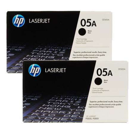 Тонер-картридж HP 05A Black для LJ P2035/P2055 (2*2300 стр) CE505D CE505D