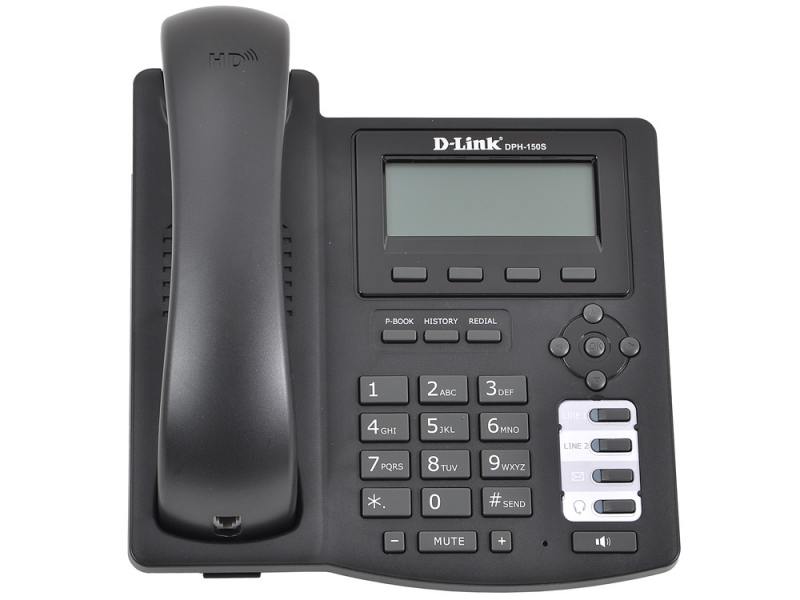 Телефон D-Link VoIP Phone, 1 10/100Base-TX WAN port and 1 10/100Base-TX LAN port DPH-150S/F5B DPH-150S/F5B