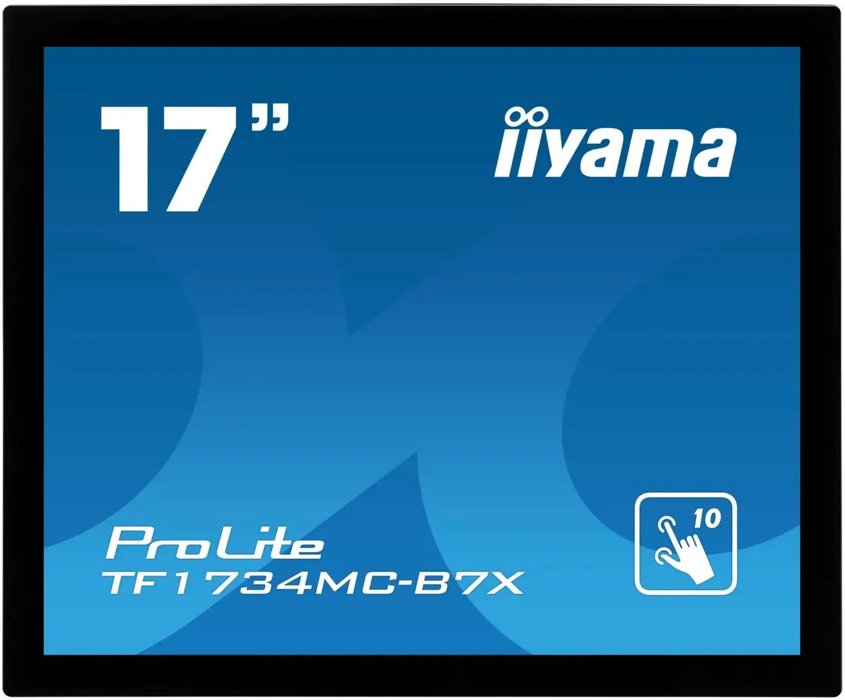 Монитор IIYAMA 17" черный TN LED 5ms 5:4 HDMI матовая 1000:1 315cd 170гр/160гр 1280x1024 D-Sub DisplayPort HD READY USB Touch 3.6кг TF1734MC-B7X TF1734MC-B7X