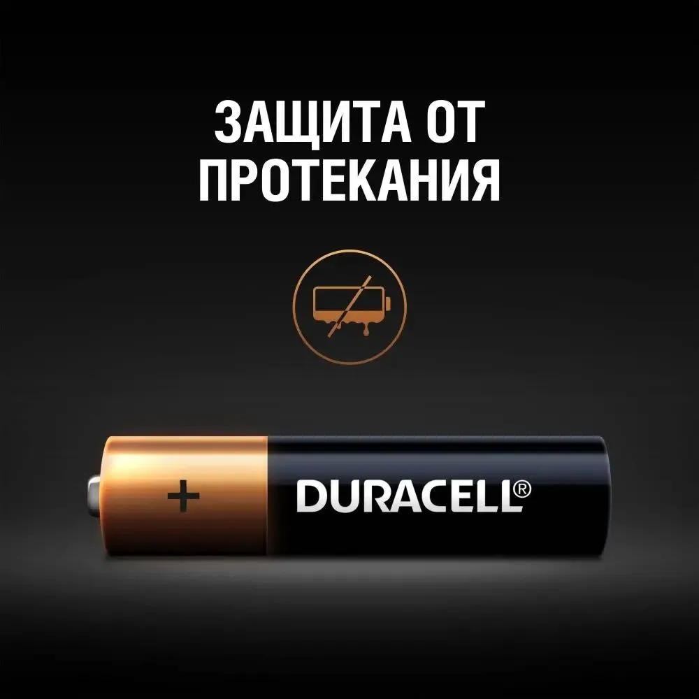 Батарея Duracell LR03-4BL BASIC CN (48/192/29184) (AAA MN2400) (4 шт в уп-ке) B0026813 B0026813