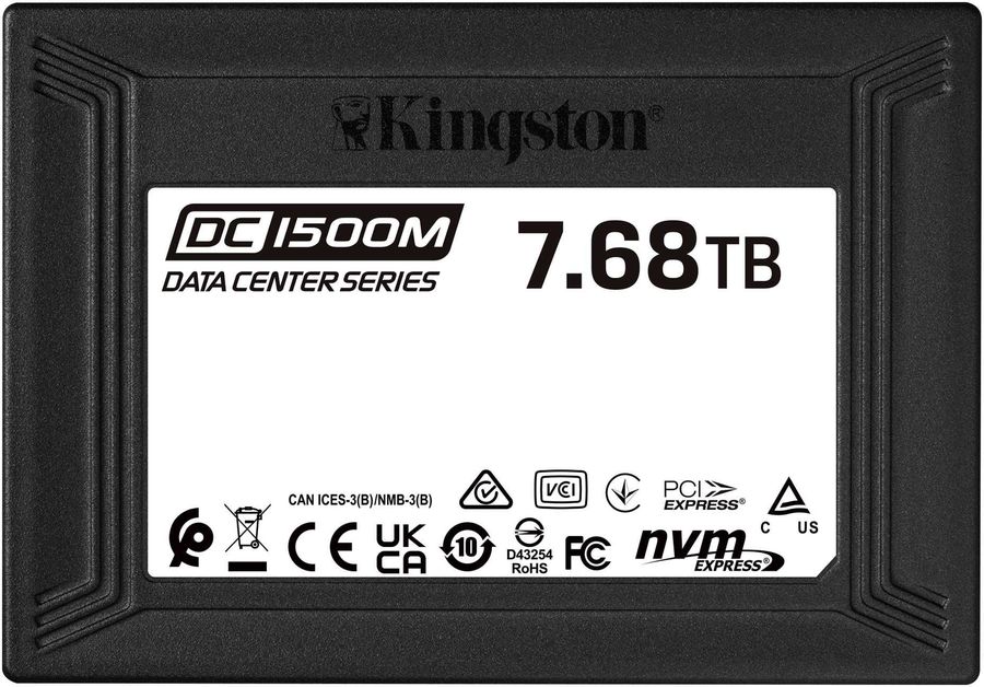 Твердотельный накопитель Kingston PCI-E 3.0 7.68Tb SEDC1500M/7680G DC1500M 2.5" 1.6 DWPD SEDC1500M/7680G SEDC1500M/7680G