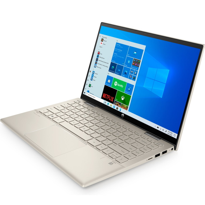 Ноутбук HP Pavilion 14x360 14-dy0009ur 14"(1920x1080 IPS)/Touch/Intel Core i5 1135G7(2.4Ghz)/8192Mb/512PCISSDGb/noDVD/Int:Intel Iris Xe/Cam/WiFi/war 1y/Warm Gold /W10 + fingerprint 3B3Q9EA 3B3Q9EA
