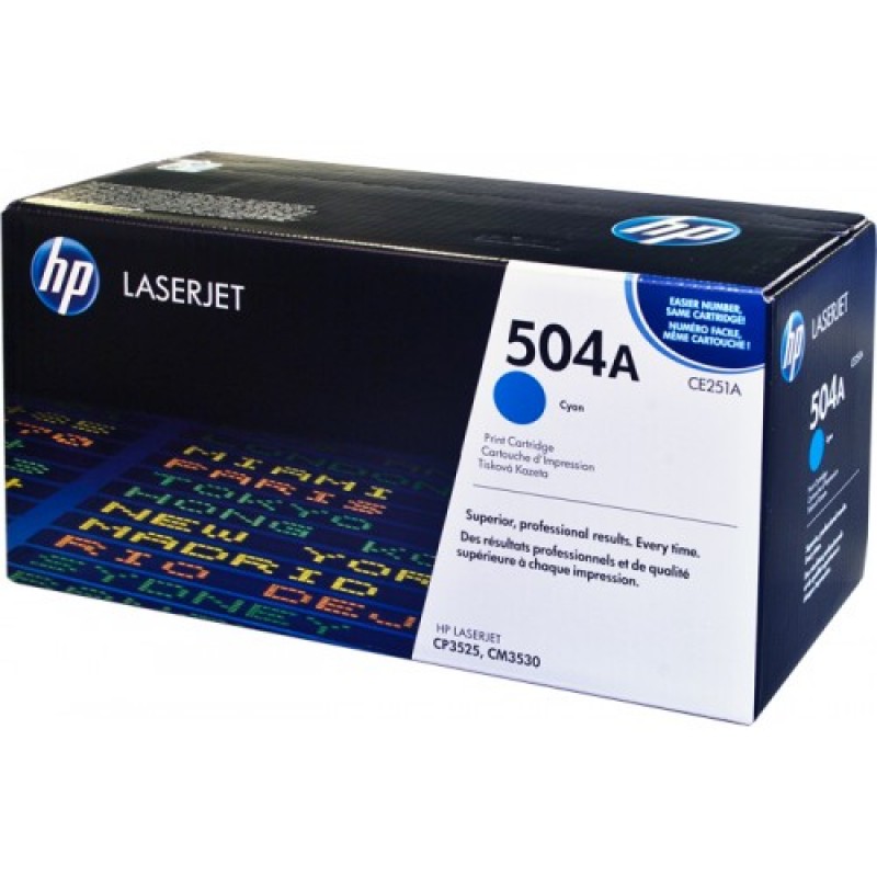 Картридж HP CE251A синий для CLJ CM3530 CE251A #6