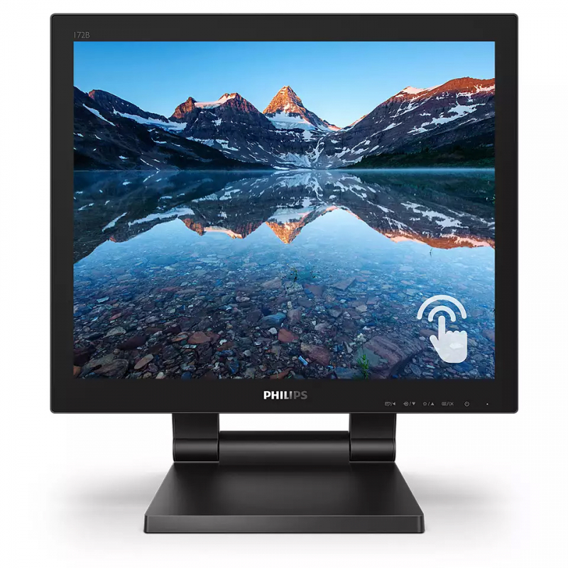 Монитор Philips 17" 43,2 cm 5:4 1280х1024(SXGA) TN, GLARE, 60 Гц, 250cd/m2, H170°/V160°, 1000:1, 50M:1, 16.7M, 1ms, VGA, DVI, 1.4, 1.2, USB-Hub, Height adj, Tilt, Speakers, 3Y, Black 172B9T (00/01) 172B9T (00/01)