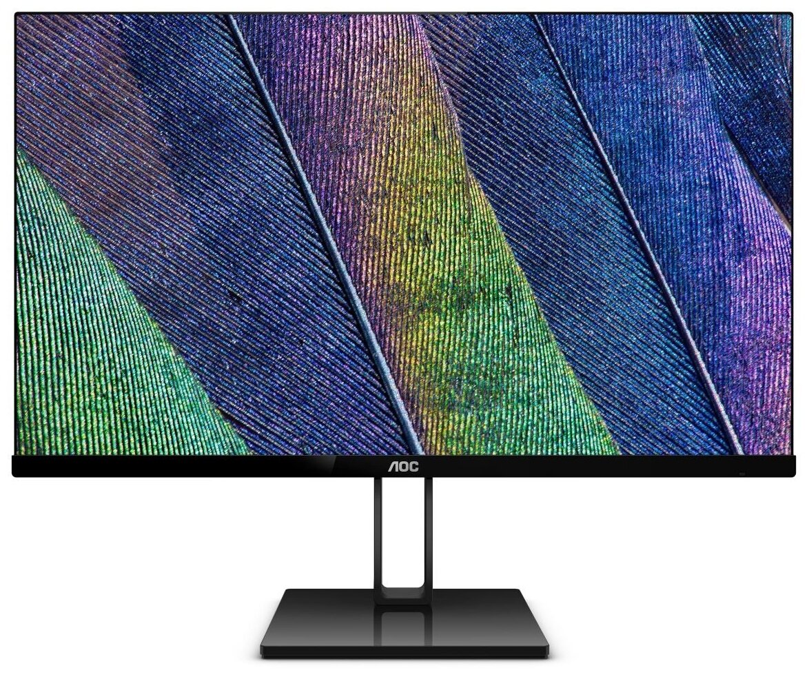 Монитор AOC 27" 1920x1080 IPS W-LED 16:9 5ms HDMI DP 20M:1 178/178 250cd Tilt Black  27V2Q 27V2Q