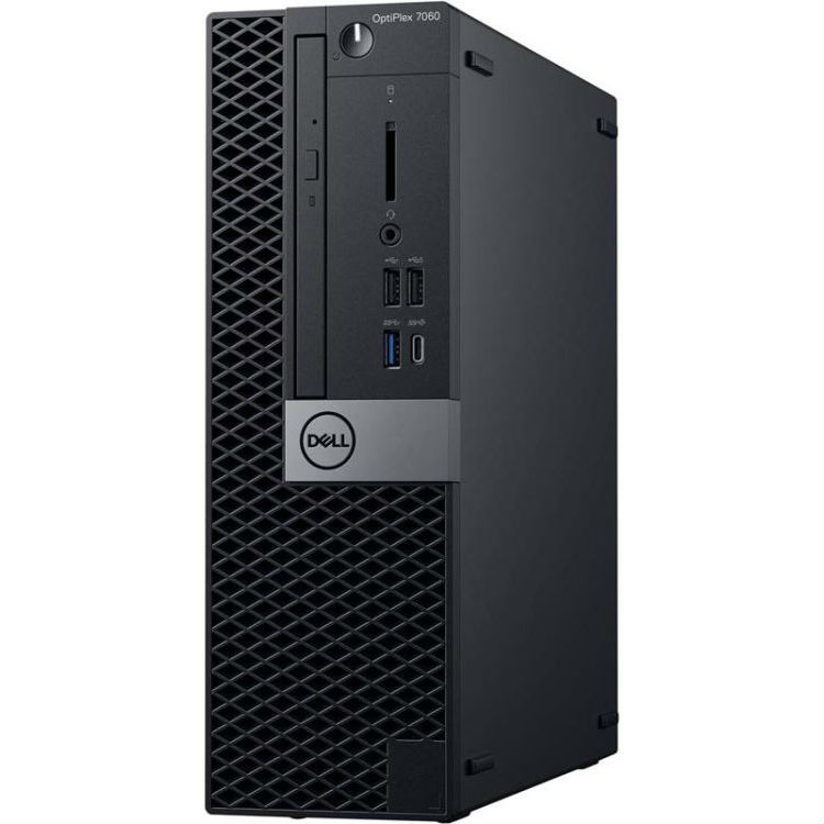 Персональный компьютер Dell Optiplex 7060 SFF i5-8500 (3,0GHz) 8GB (2x4GB) DDR4 256GB SSD Intel UHD 630 W10 Pro vPro, TPM 3 years NBD 7060-6160 7060-6160