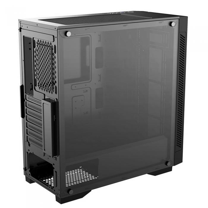 Корпус DEEPCOOL MATREXX 55 ATX Black, LED strip (front), Стекл. фронтальная и боковая панели, Без БП  MATREXX 55 MATREXX 55