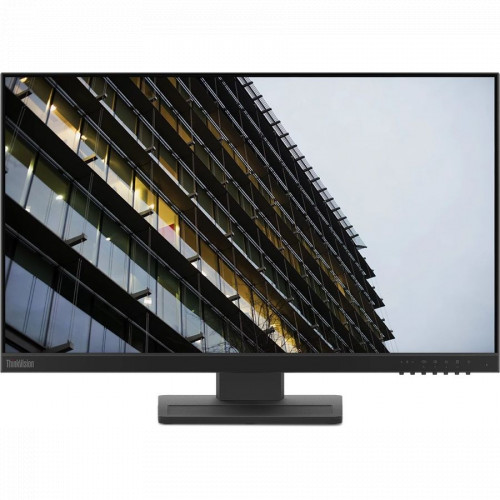 Монитор Lenovo 23.8" ThinkVision E24-28 черный IPS 4ms 16:9 HDMI M/M матовая HAS Pivot 1000:1 250cd 178гр/178гр 1920x1080 D-Sub DisplayPort FHD 62B6MAT3IS 62B6MAT3IS