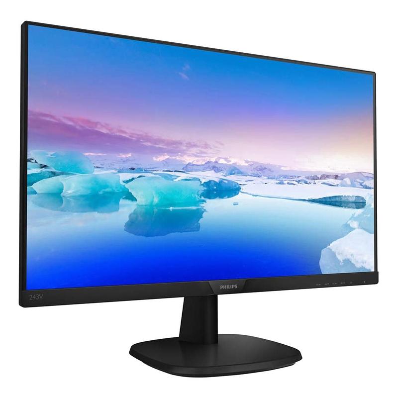 Монитор Philips 27" 273V7QJAB 1920x1080 IPS W-LED 16:9 5ms VGA HDMI DP 20M:1 178/178 250cd Speaker Black 273V7QJAB/00 273V7QJAB/00